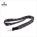 Full Color Design Sublimation Druck Lanyard mit Metall Clip